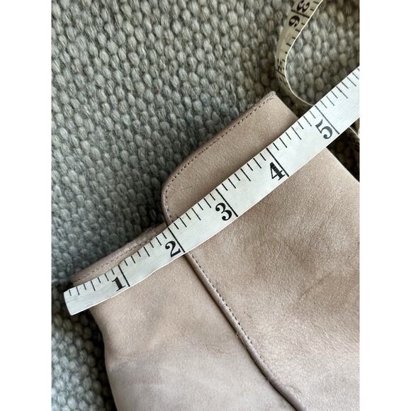 Schutz Womens Size 9.5 Neutral Beige Cibby Suede Heel Bootie Boots - Picture 11 of 12